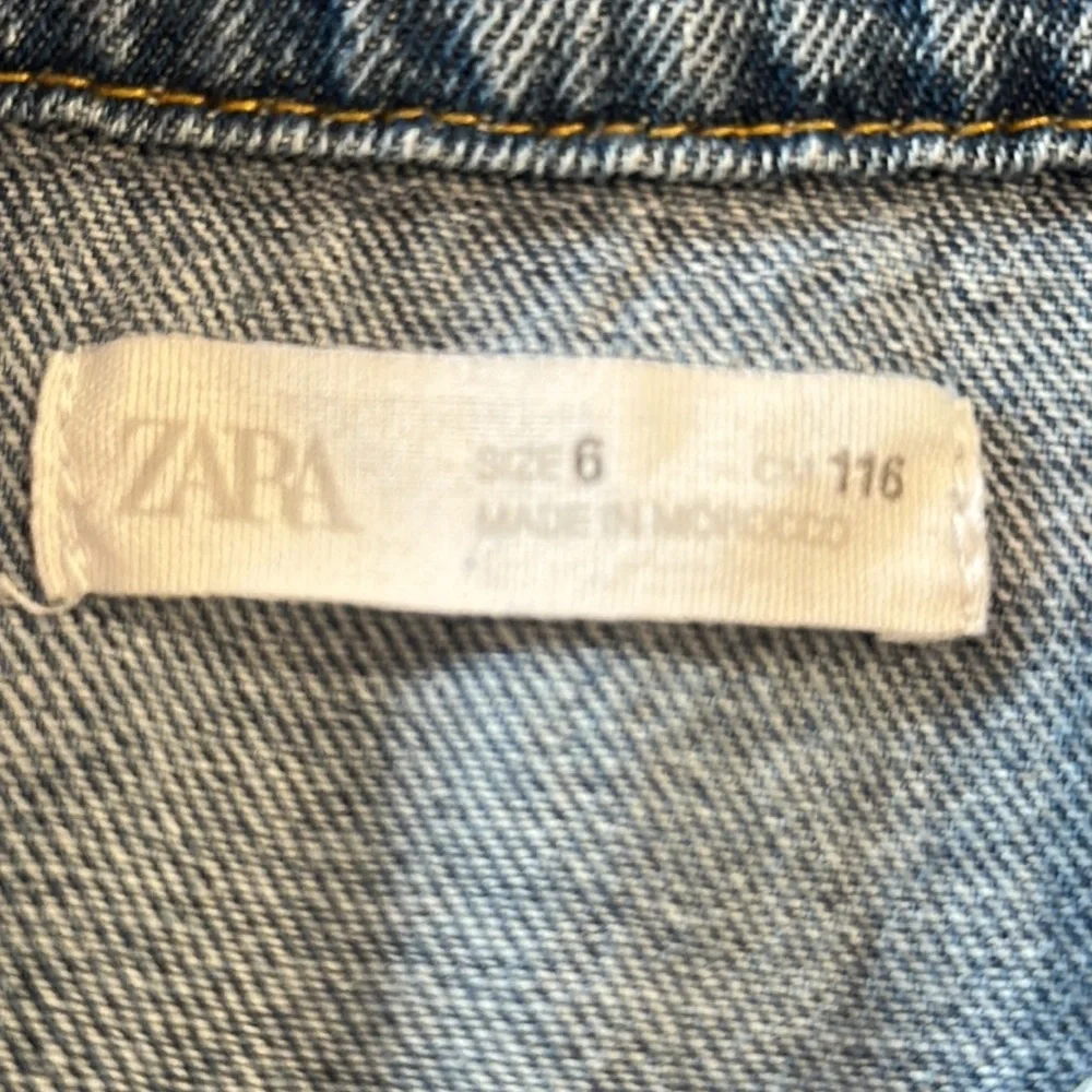 ZARA DENIM JUMPSUIT WITH SHORTS ( ROMPER)
